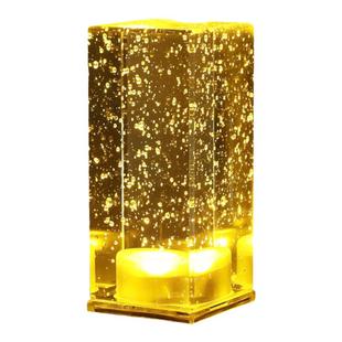 酒吧台灯氛围灯桌面小夜灯充电水晶气氛灯清吧户外气氛酒馆桌灯