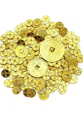 合金镀金招财算盘摆件