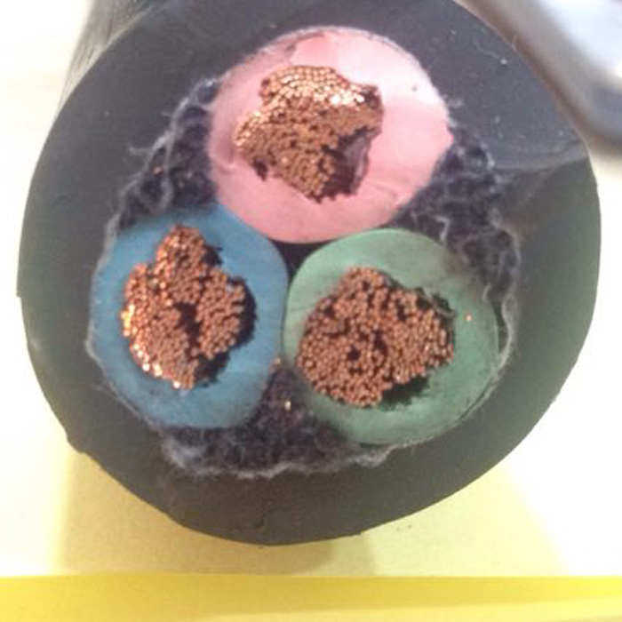 yc橡套电缆线3芯4*10/16/25/35/50/70平方铜芯三相四线电线电缆