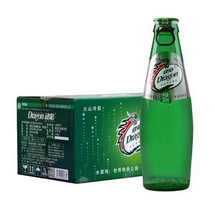 五大连池健龙矿泉水天然含气泡水200ml*24玻璃瓶整箱装