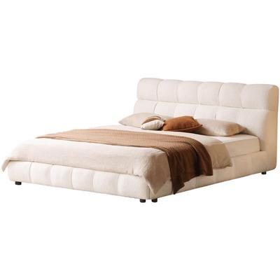 源氏木语布艺双人软包床