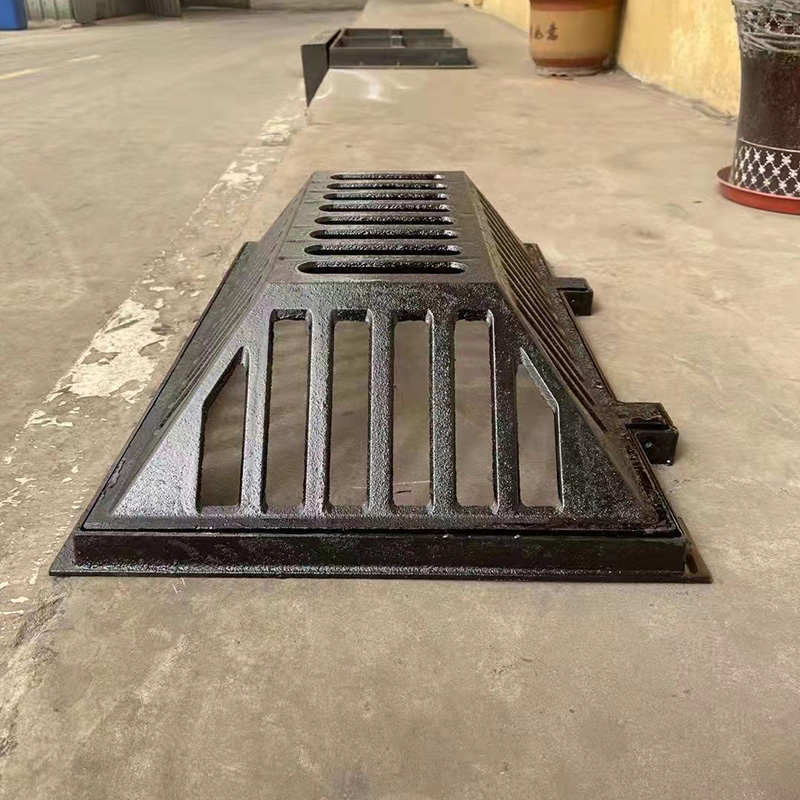球墨铸铁圆形溢流井盖方形溢水海绵城市渗透井雨水口收集井凸形