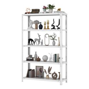 货架收纳架阳台家用角钢板置物架铁架子落地厨房仓库地下室储物架