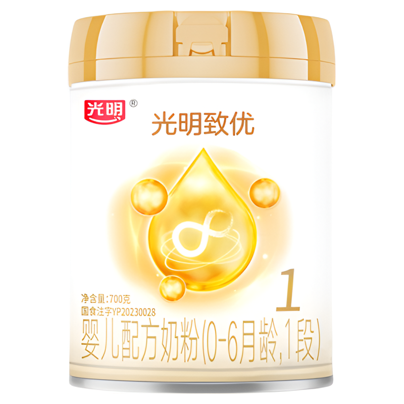 【新国标】光明致优1段0-6月婴幼儿配方奶粉700g
