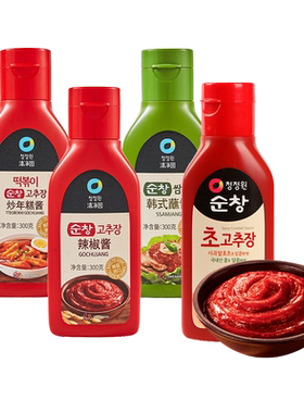 清净园辣椒酱300g瓶装韩国进口