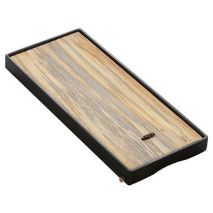 2025新品天然木化石茶盘家用简约现代轻奢干泡台茶海功夫小茶盘