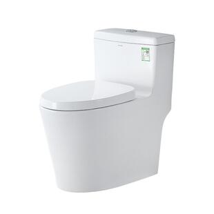 法恩莎卫浴家用小户型虹吸马桶奶油风浴室柜淋浴花洒卫生间3件套