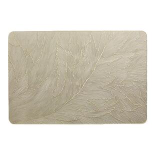 轻奢羽毛餐垫防滑托盘垫防水桌垫隔热垫高颜值装饰防烫花瓶台灯垫