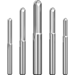 威特双刃直槽球头铣刀木工切割开槽直刀钨钢铣刀数控雕刻机刀头