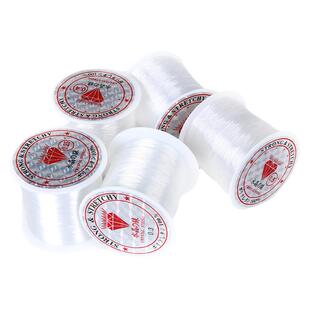 手工串珠子隐形透明鱼线项链自制diy古风手链珍珠锁骨链饰品配件