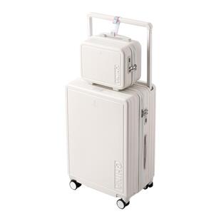 袋鼠行李箱子母箱2026新款宽拉杆旅行20寸可登机女生高颜值密码24