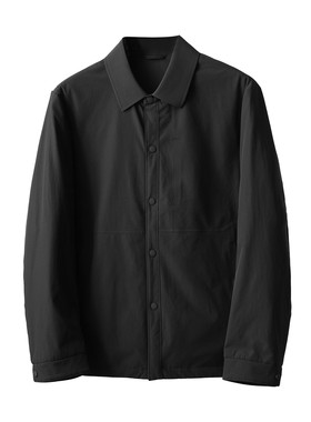 男士防泼水翻领鹅绒羽绒服