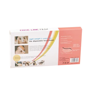 刘海贴美发店专用剪发染发额头贴遮面罩发廊理发店一次性面贴挡板