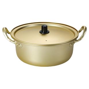 韩国网红泡面锅韩式金色辛拉面锅黄铝锅方便面锅煮面锅电磁炉汤锅