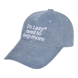 LAZYZ 韩国2026新品明星同款灯芯绒棒球帽街头字母刺绣鸭舌帽子