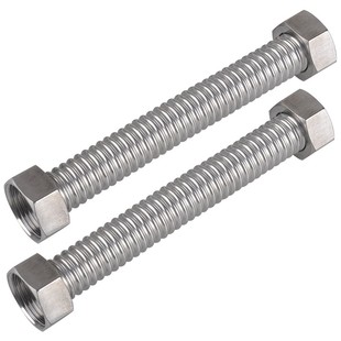 1寸304不锈钢波纹管热水器冷热水硬波金属软管一寸供水上水管DN25