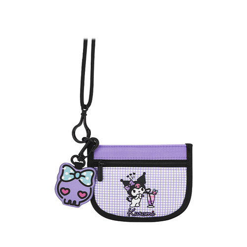 正版带标 库洛米零钱卡包儿童礼物 三丽鸥可爱迷你耳机包钱包挂件