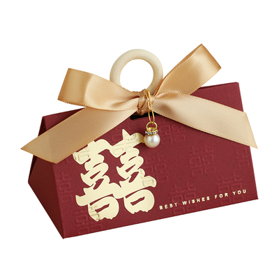 结婚专用手提喜糖盒子高级感