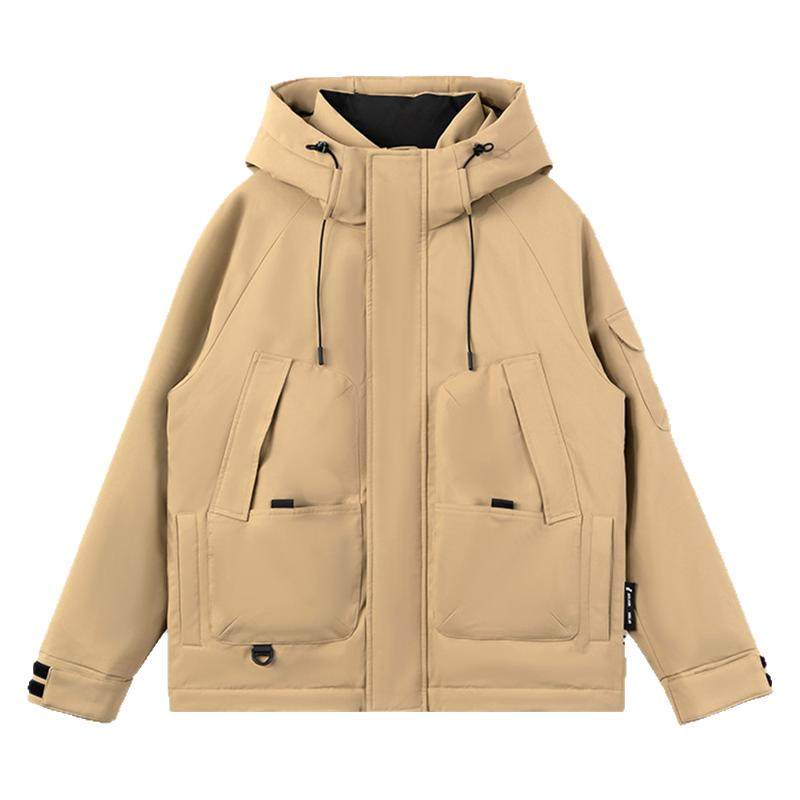 王一博同款男女同款工装羽绒服