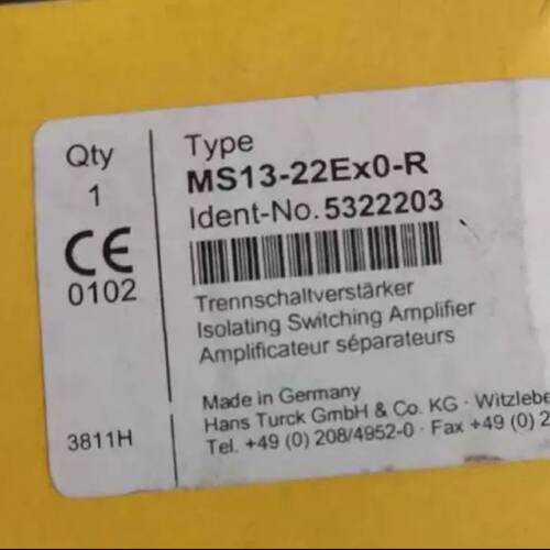溢价-MS13-22Ex0-R （德国）图尔克 安全继电器 安全栅
