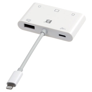 沣标 手机OTG读卡器SD/TF/CF内存卡ipad转接头iPhoneh12 13 14相机佳能单反type-C安卓适用华为小米USB高速