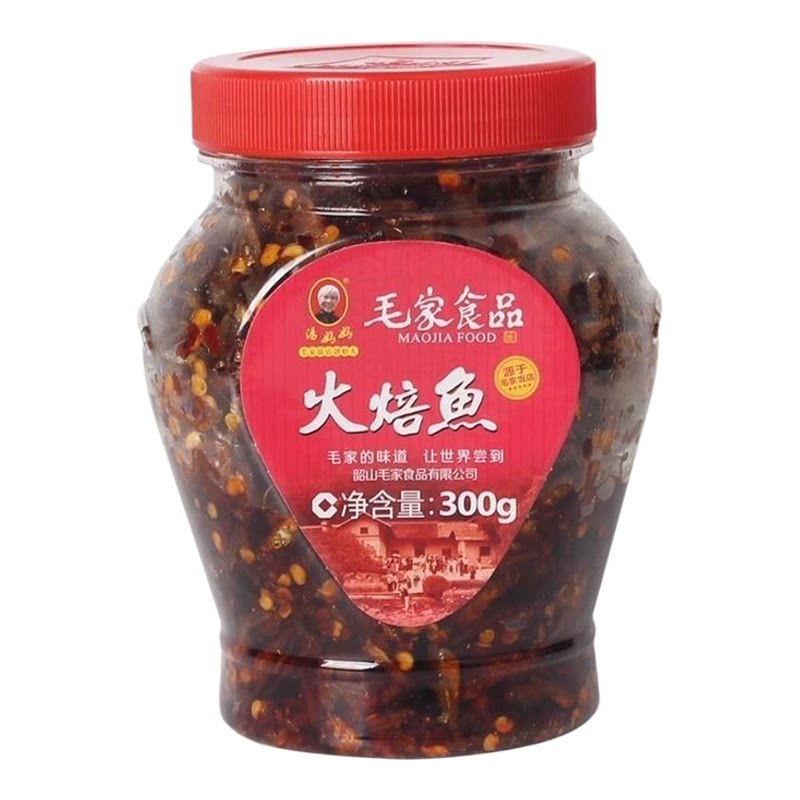 毛家火焙鱼300g湖南特产香辣小鱼干农家柴火鱼下饭菜零食
