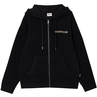 [商场爆款]杰克琼斯男装抽绳毛衣针织衫外套225425017