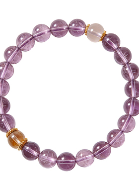 【普陀山官方正品】紫水晶手串