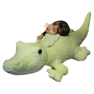 仿真鳄鱼抱枕睡觉专用男生夹腿公仔玩偶床上大号毛绒玩具女生娃娃