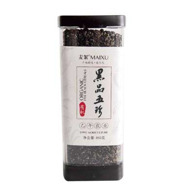 麦絮有机黑品五珍粥料早餐粥孕妇杂粮粥八宝粥腊八粥850克