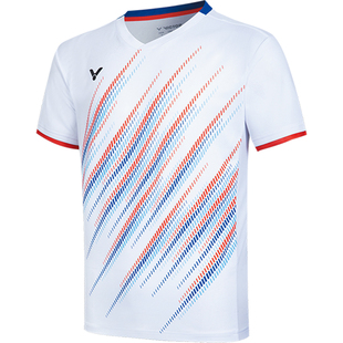 VICTOR威克多羽毛球服胜利男女款T-61022吸汗舒适运动T恤T-60022