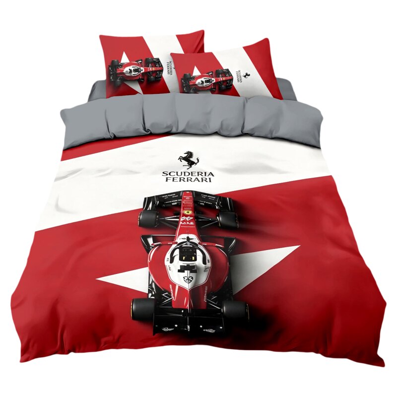 F1红牛赛车炫酷宿舍床品套件