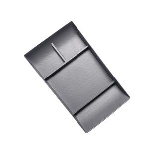 适用吉利银河E8中控下储物盒防护改装扶手箱收纳中控内饰用品配件