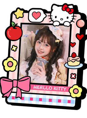 HelloKitty摆台相框8寸定制照片
