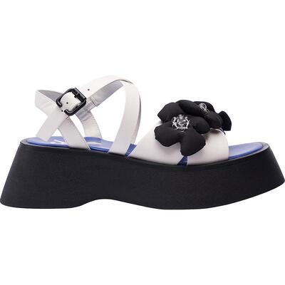 反季清仓不退换！Colorful Creations设计师品牌水晶花朵凉鞋设计