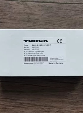 议价全新原装正品 图尔克 BL20-E-16DI-24VDC-P总线模块 6827231