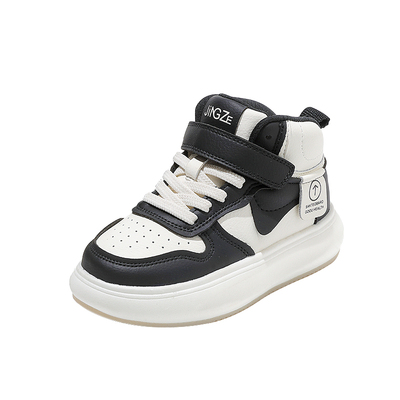 轻便减震防泼水儿童高帮运动鞋