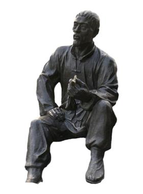 玻璃钢的铸铜下南洋人物主题雕塑像大型场景装饰公园林铜雕像摆件