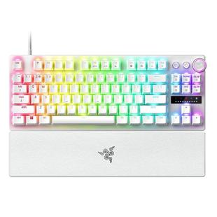 【政府补贴】雷蛇猎魂光蛛V3专业竞技版白色光轴电脑游戏机械键盘