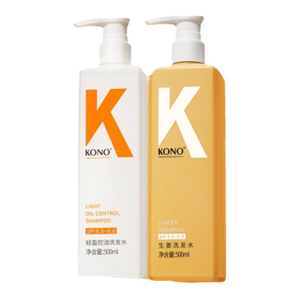 KONO卡厘轻盈控油洗发水官方正品旗舰店T