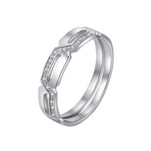 伊泰莲娜925银轻奢戒指原创INS风相遇食指戒