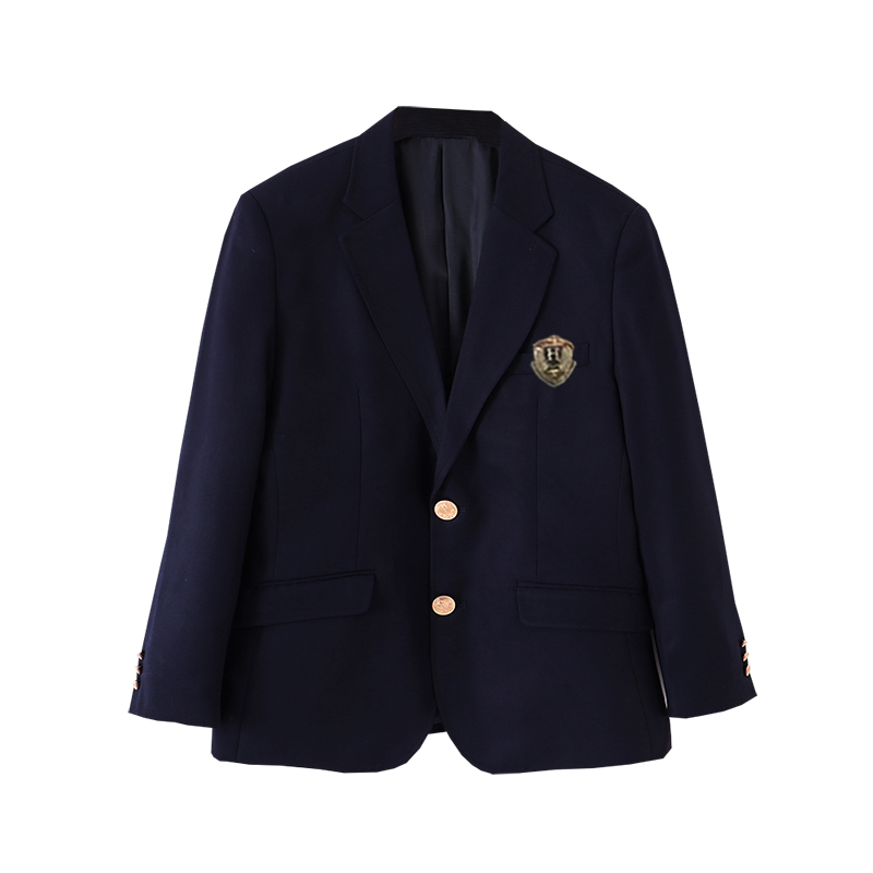 春秋季jk制服西装外套女日制校供感学院风小个子百搭西服短裙套装