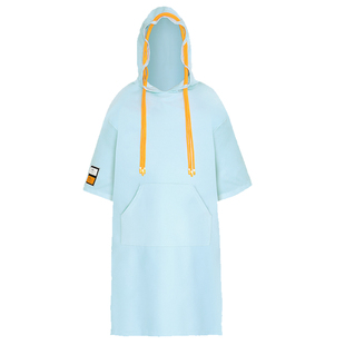 安泊来速干浴巾游泳冬训浴袍冲浪吸水毛巾沙滩防风披风潜水斗篷