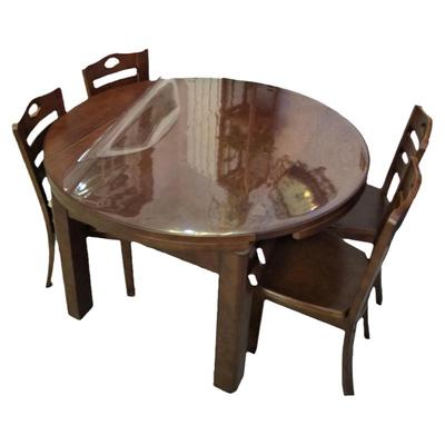 pvc透明垫塑料免洗水晶板圆台布