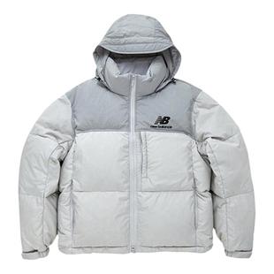 NEW BALANCE 22年秋冬新款男女NB鹅绒立领连帽羽绒服 NBNPB41043