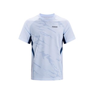 川崎KAWASAKI羽毛球服套装短袖T恤速干透气训练比赛队服运动攻剑