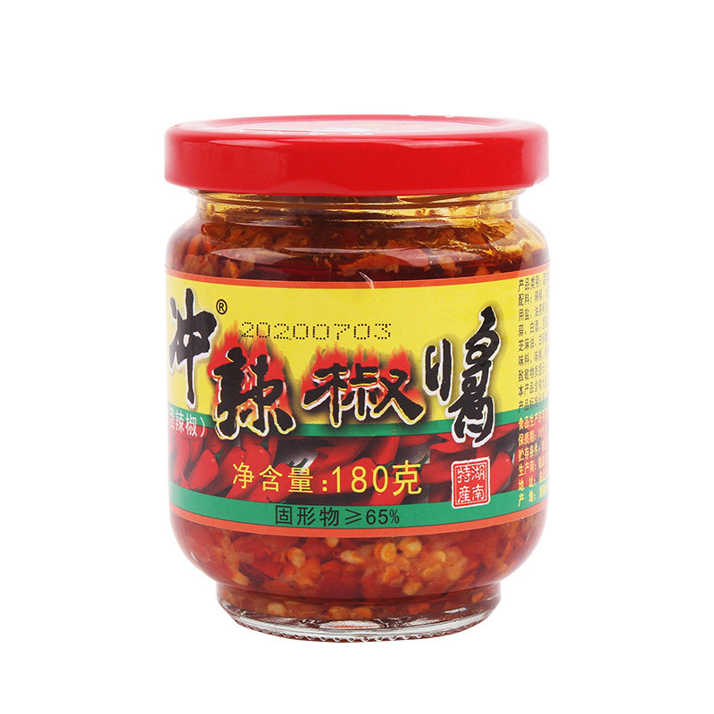 湖南特产临武小徐瓜瓜大冲辣椒酱坛子肉下饭菜特辣蒜香咸菜即食