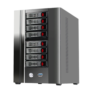 NAS机箱2盘位4盘位6盘位8盘位多硬盘位热插拔盒黑群晖存储服务器