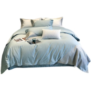 mark cross高端出口埃及长绒棉四件套全棉纯棉被套床单笠床上用品