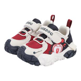 巴布豆旗舰店官方旗舰男童一岁宝宝鞋子春秋款小童软底婴儿学步鞋